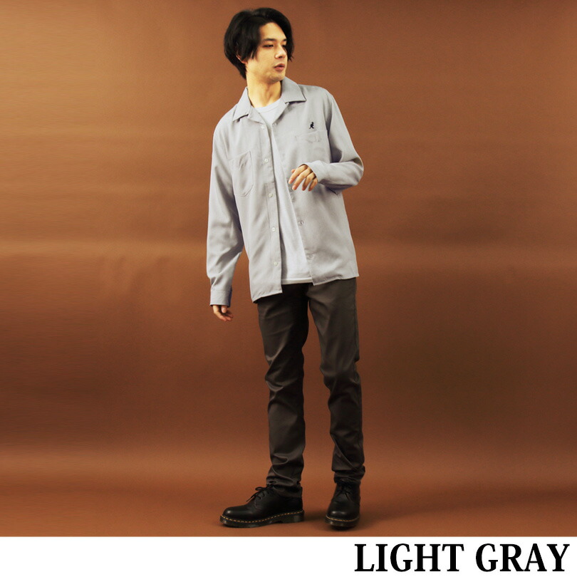 楽天市場】オープンカラーシャツ メンズ 長袖シャツ【 送料無料 】全11