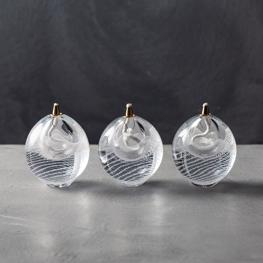 ガラス専門店｜小坂 未央｜chiffonオイルランプ（オイル付属