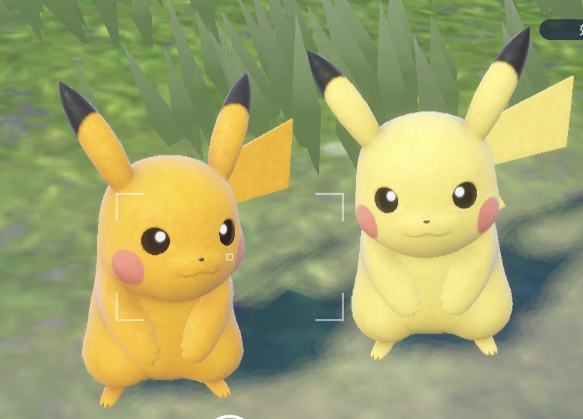 図鑑No.25 『ピカチュウ』の色違いの見分け方をソフト別に解説 色違い