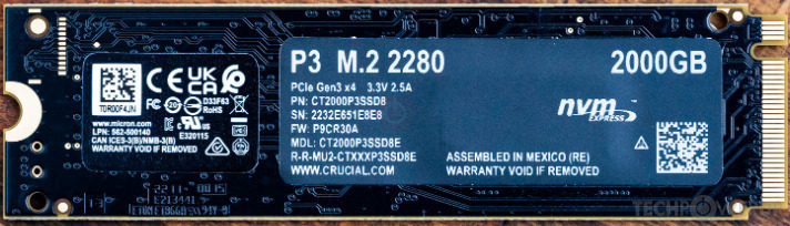 Crucial P3 2 TB Specs | TechPowerUp SSD Database