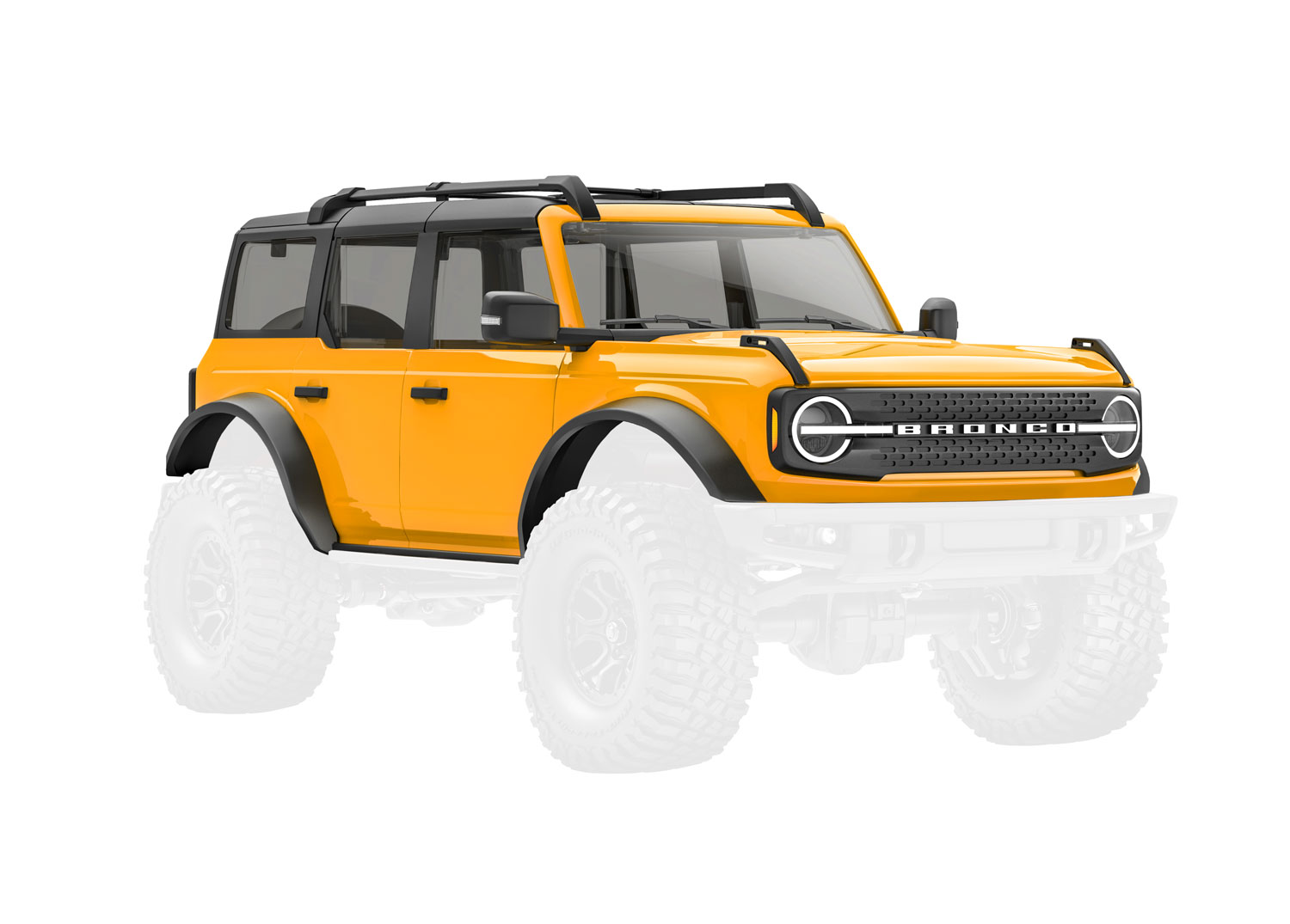 TRX-4M Ford Bronco Assembled Cyber Orange Body