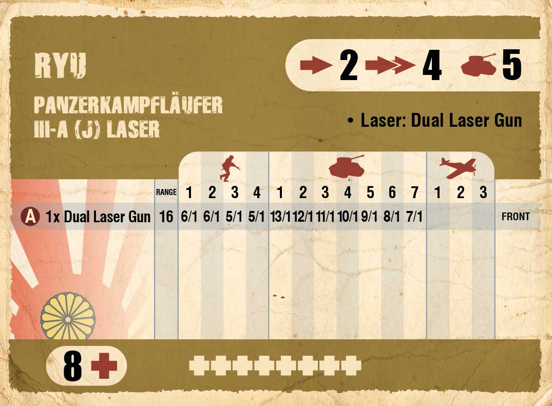 DUST 1947 , IJN Heavy Walker RYU II/RYU III - JP115