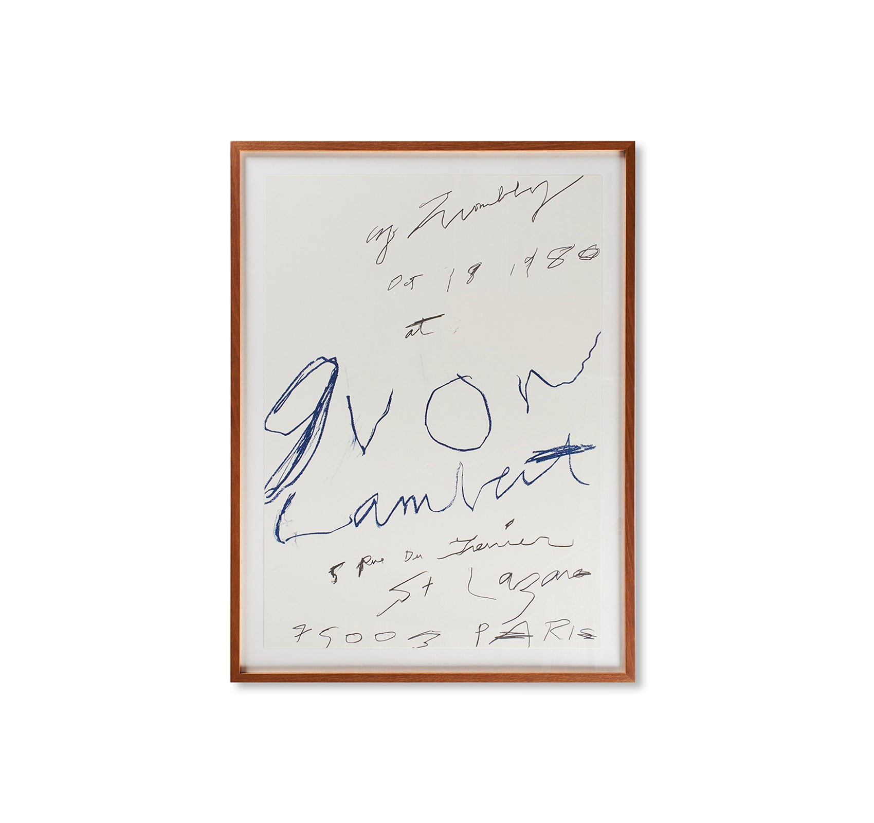 PRINT (1980) by Cy Twombly – twelvebooks