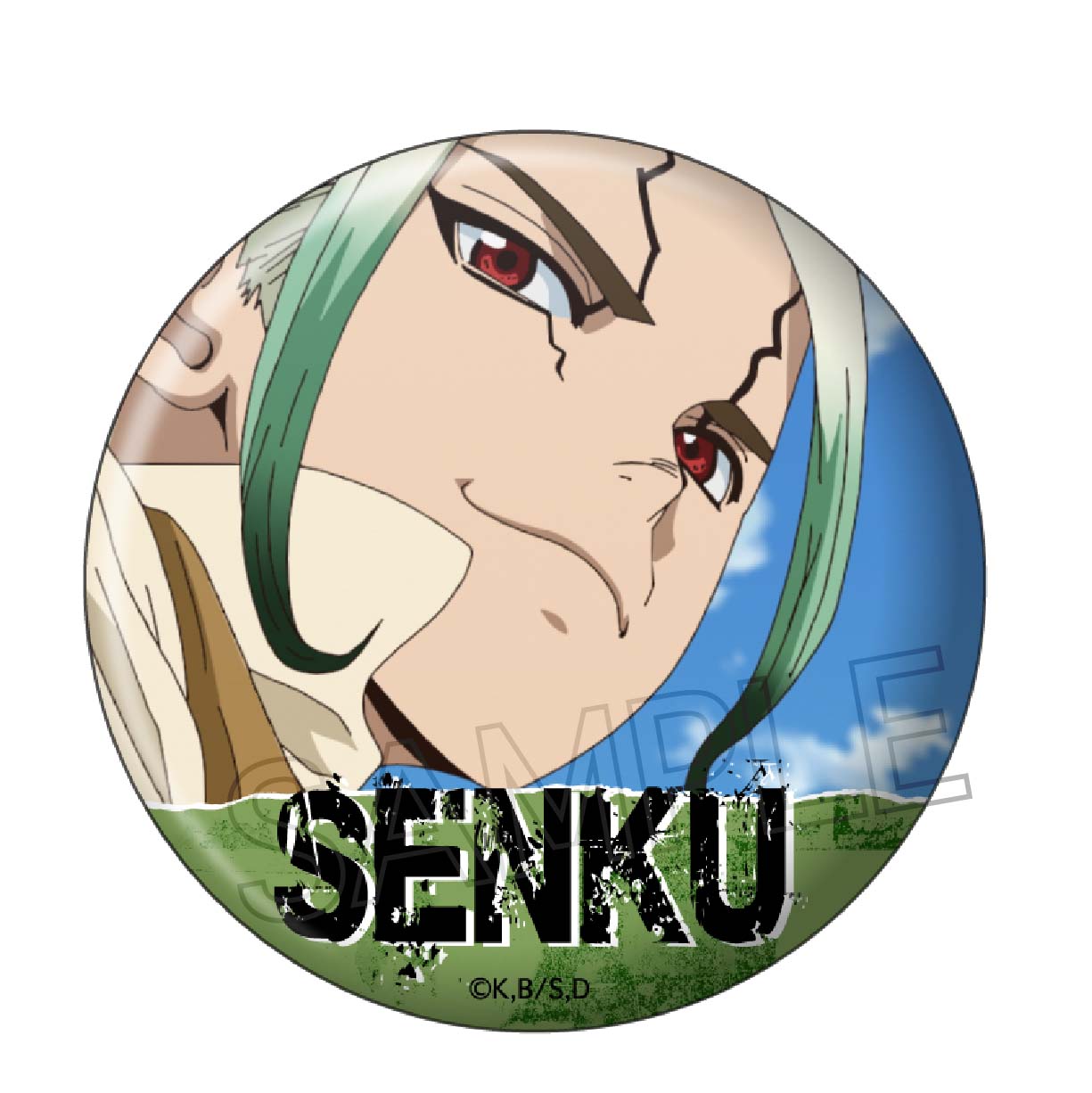 Dr.STONE 百面相缶バッジ - 株式会社ツインクル