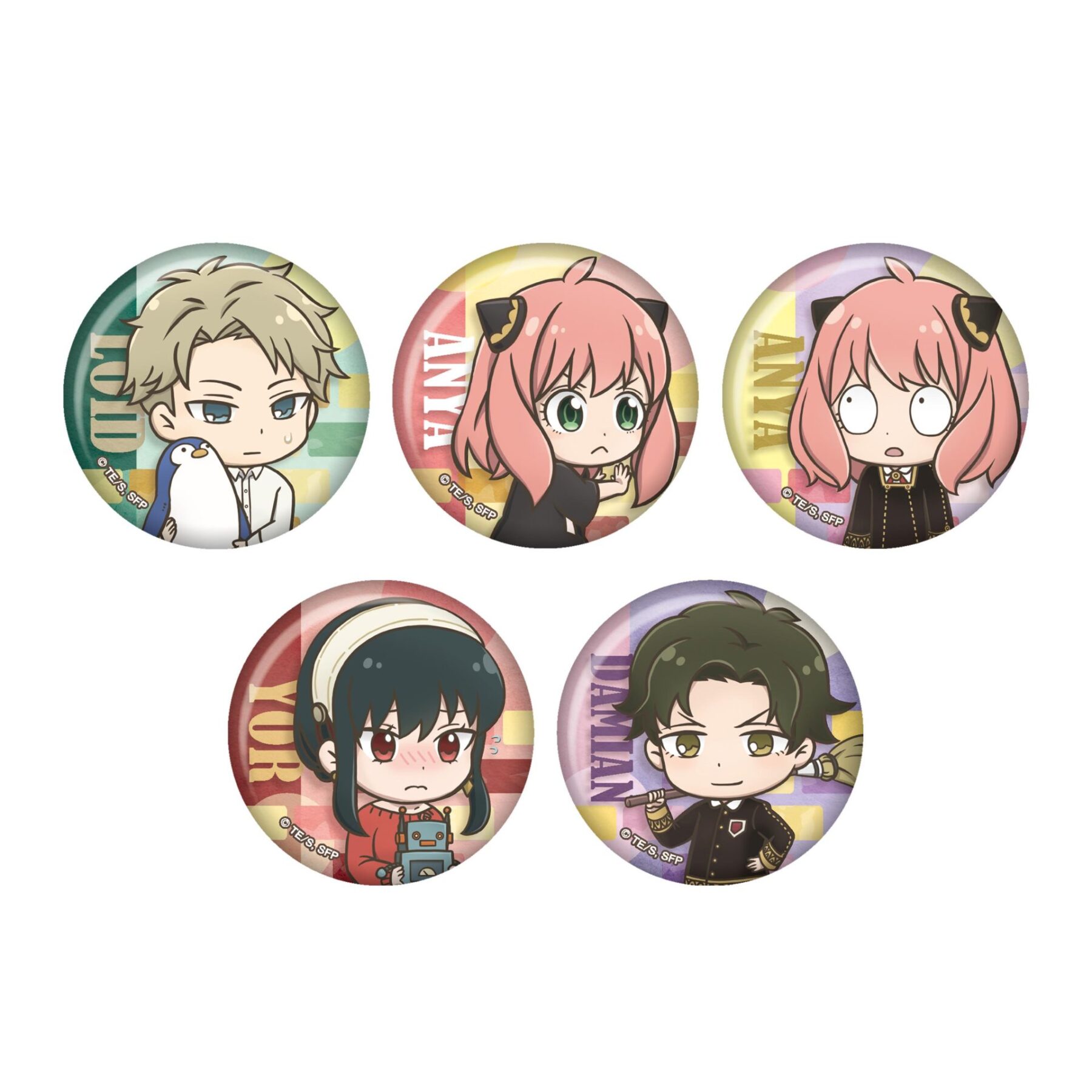 SPY×FAMILY とじコレ 缶バッジ - 株式会社ツインクル