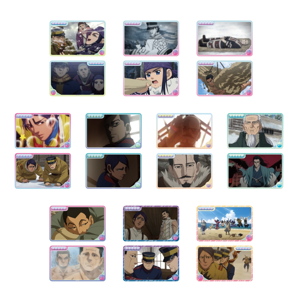 ナムコ限定ノベルティ ゴールデンカムイ クリアカード アクリル