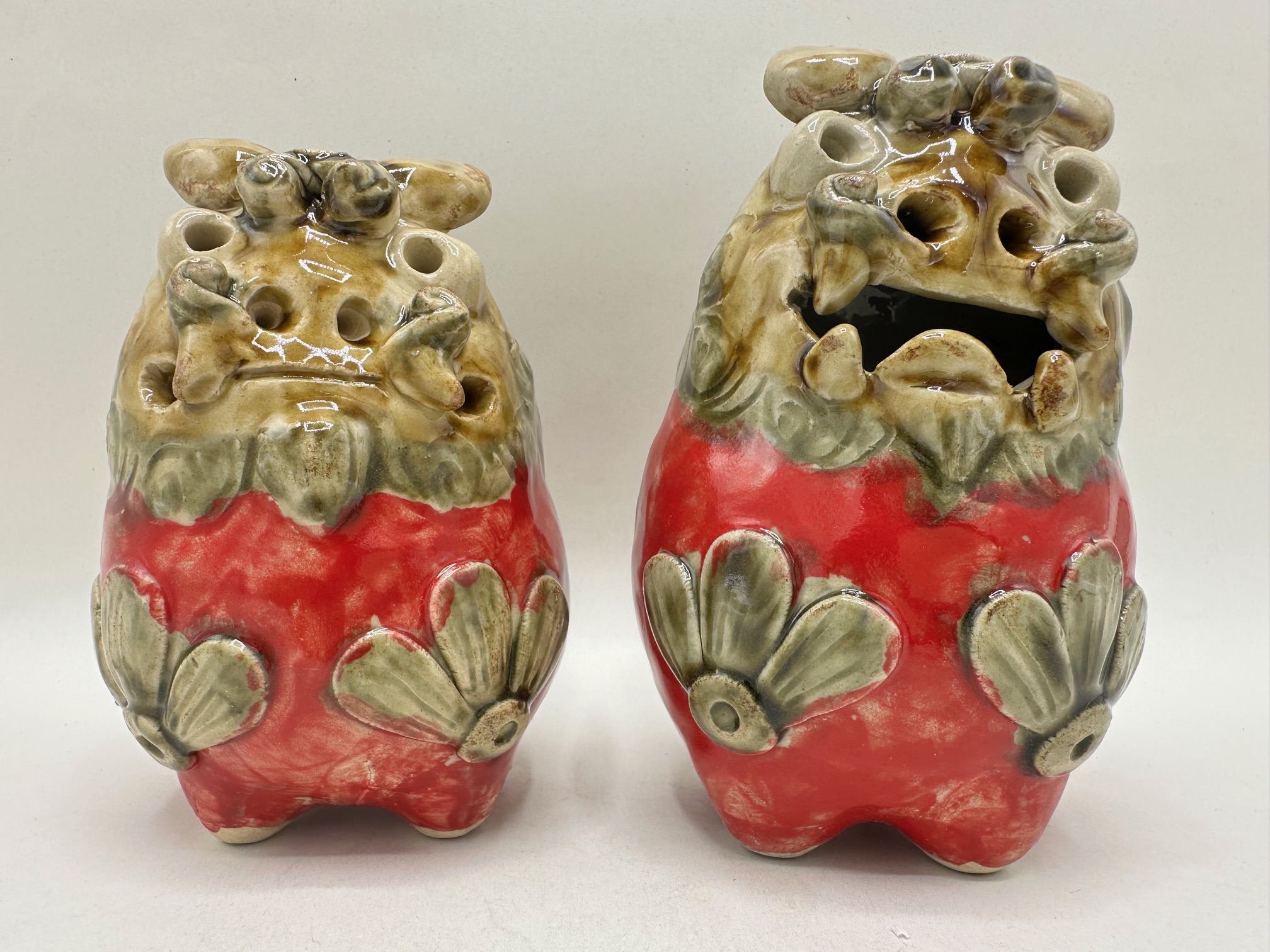 未使用 沖縄 琉球 壺屋焼 シーサー 置物 小橋川昇 Amazon.co.jp: 沖縄