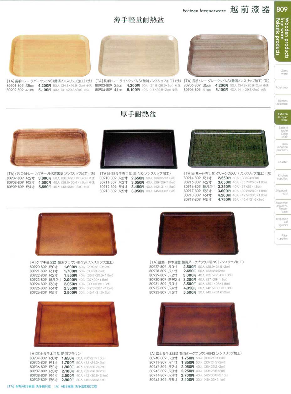 食器 越前漆器盆Echizen Iacquerware 陶雅19－809ページ