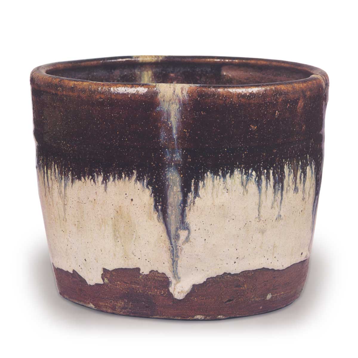 叩き黒唐津 水差し 貝伏目跡 お茶道具 古唐津