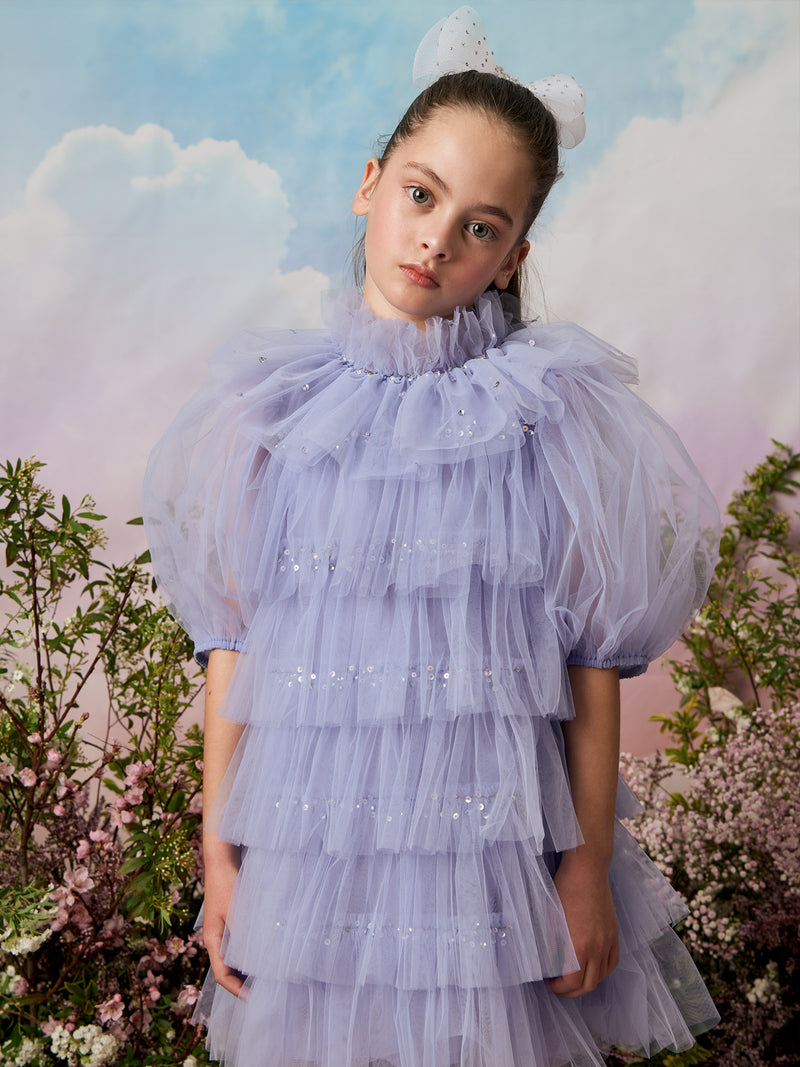 NORTE emor ノートルエモア tulle veil tops pink NOTRE emor