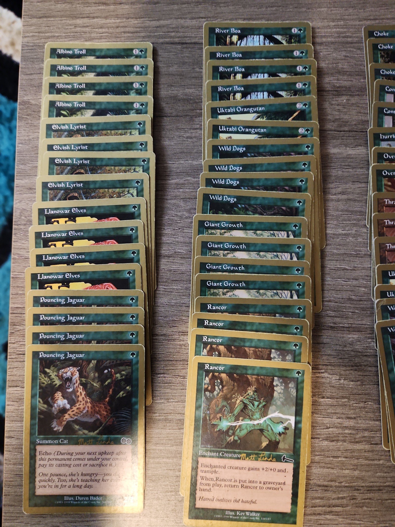 MTG 1999 Matt Linde World championship Deck