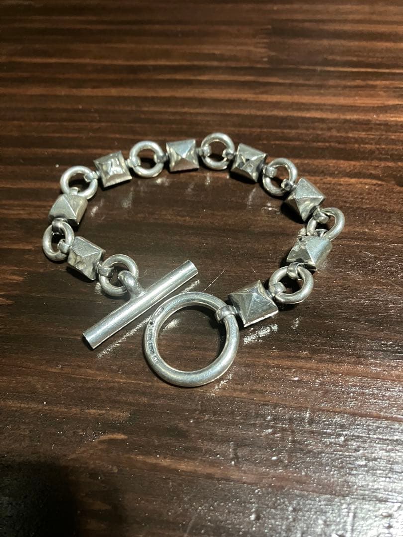 00s LGB Crocodile Studs Bracelet Archive