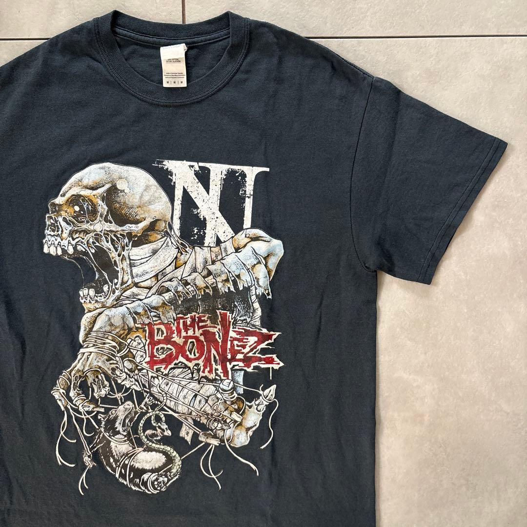 The BONEZ Damaged Skull Tee L THE BONEZ Damaged Skull Tシャツ L