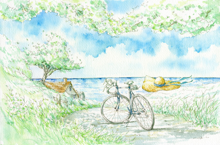 送料込み】絵画 内田新哉 TITLE：BERRY FARM(ひといきつこ