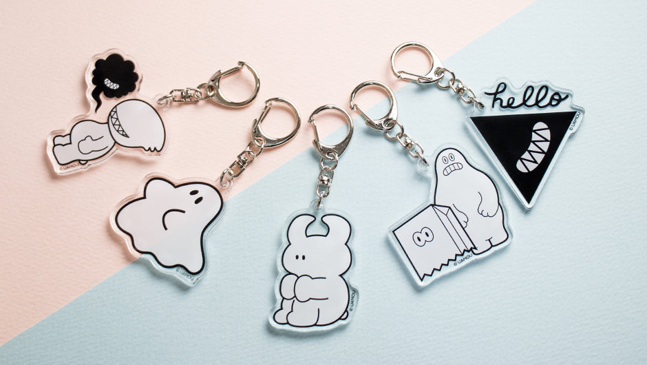 ACRYLIC KEYRING (RANDOM) / アクリルキーホルダー (ランダム)｜UAMOU