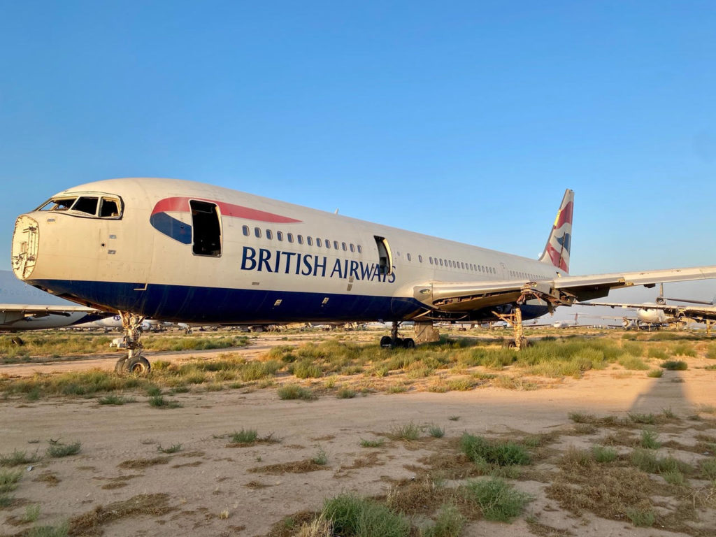 ブリティッシュ・エアウェイズ G-BNWH Planetags British Airways 767