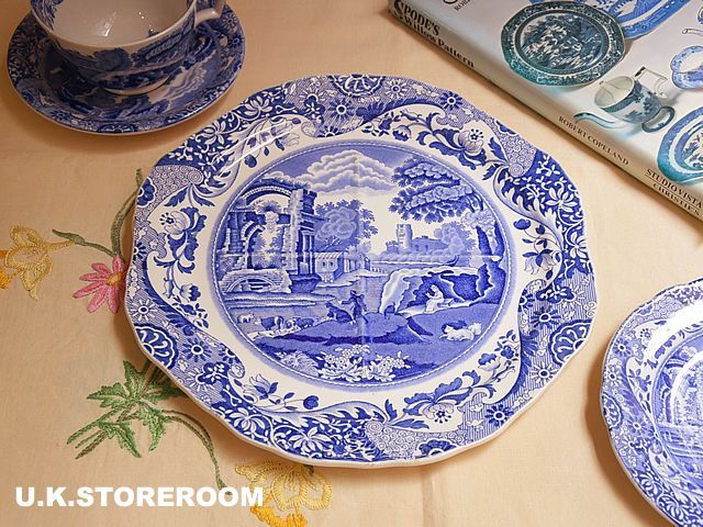 スポードブルーイタリアン サンドウィッチプレート/Spode Blue Italian