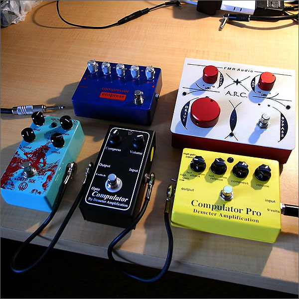 エフェクター批評｜ギター・ベース用 コンプレッサーペダルを比較