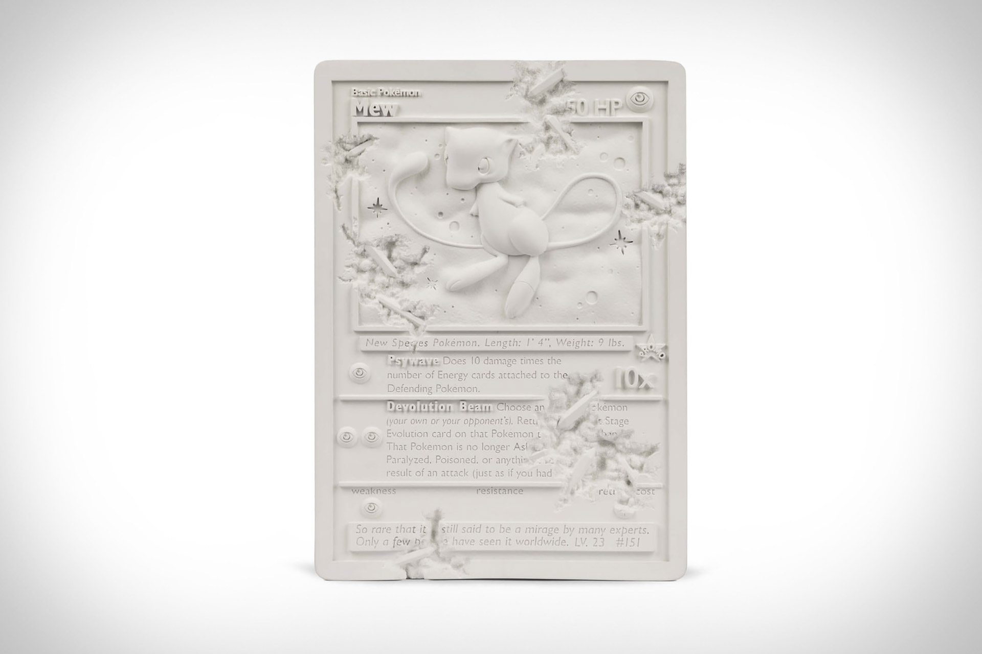 Daniel Arsham x Pokémon Mew Card purple Daniel Arsham x Pokemon