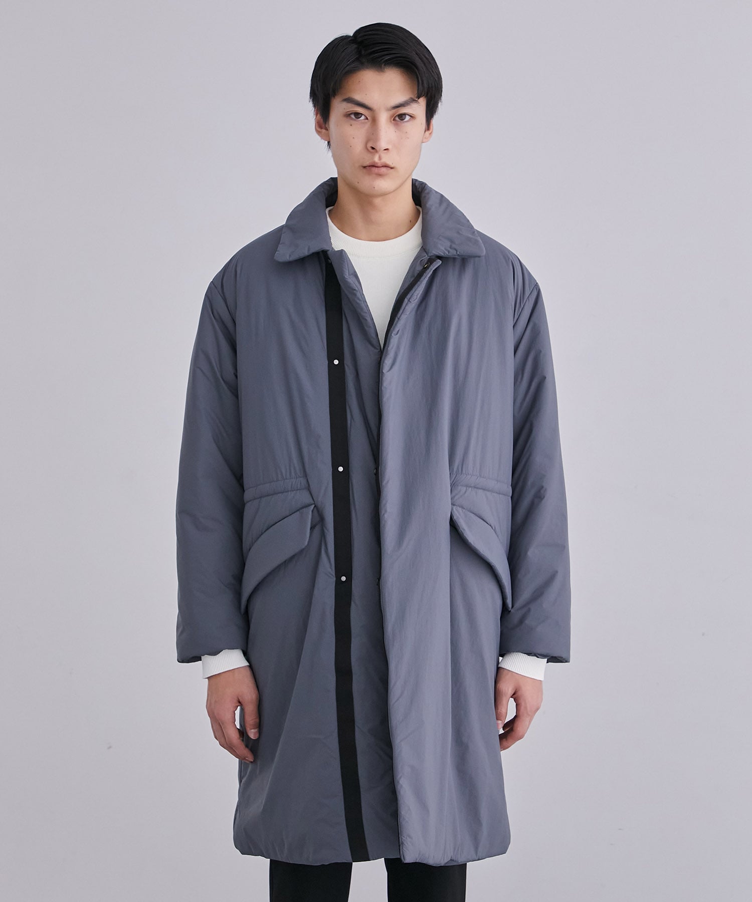 PRIMALOFTステンカラーコート(1 BLUE GREY): : メンズ｜UNITED TOKYO