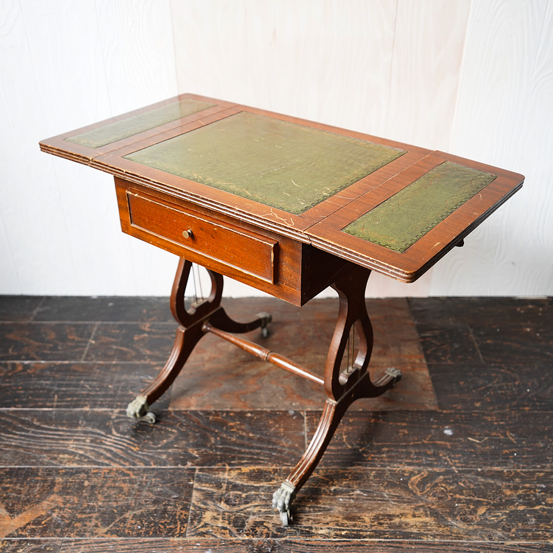 アンティーク バタフライテーブル(フォールディングテーブル) 引き出し