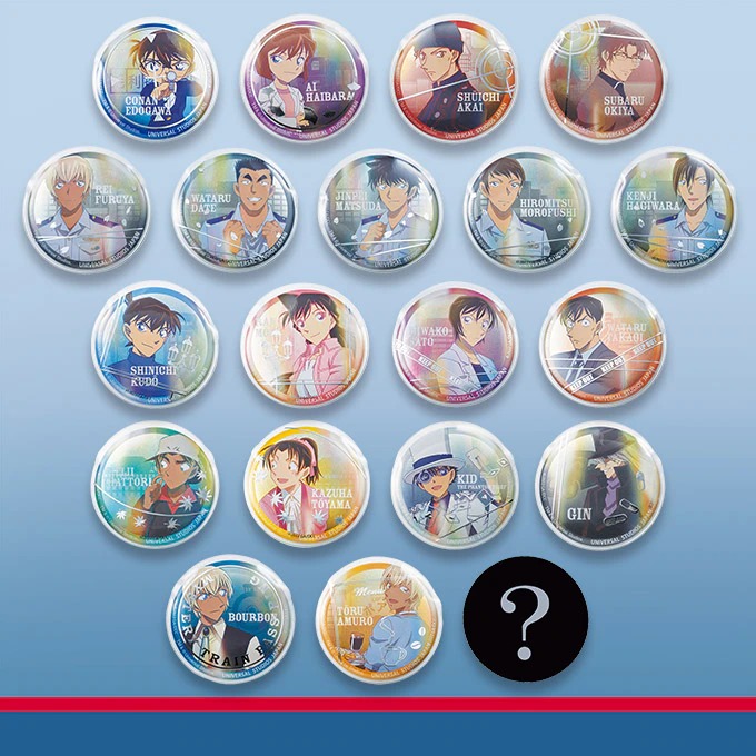 名探偵コナン USJ 缶バッジ コレクション コレクターセット 名探偵