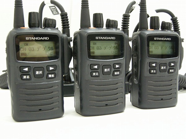 デジタル携帯型簡易無線機 VXD450U型 4台 STANDARD VXD450U デジタル