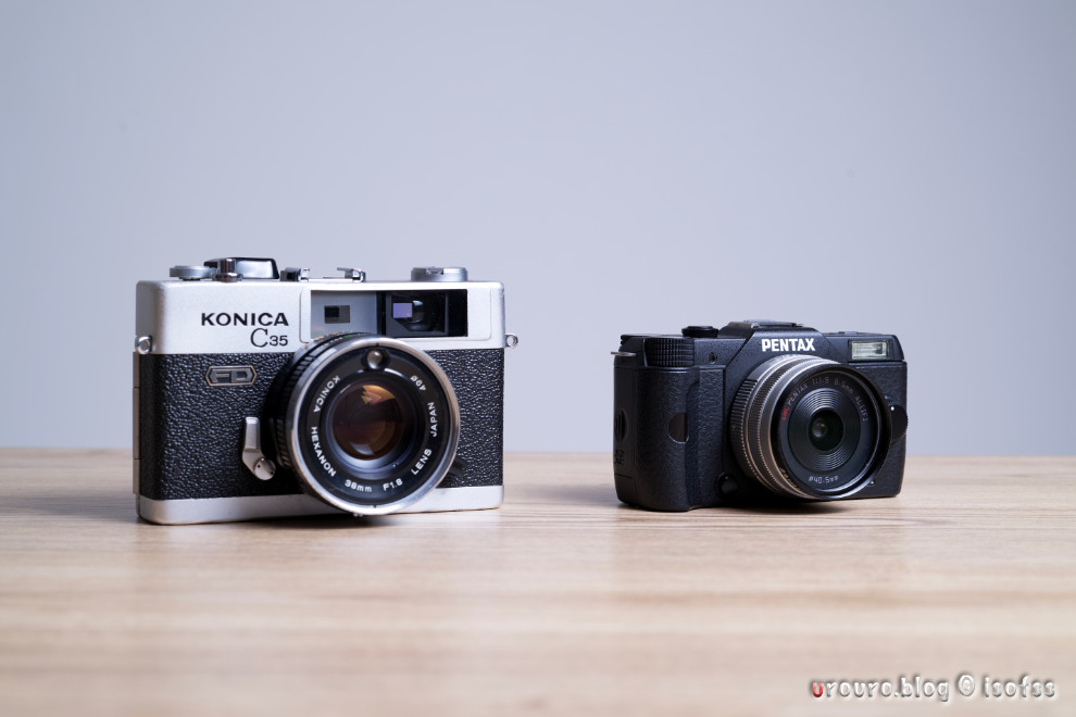 露出計不動でも機械式で動く50年前のカメラ。KONICA C35 FDを分解清掃