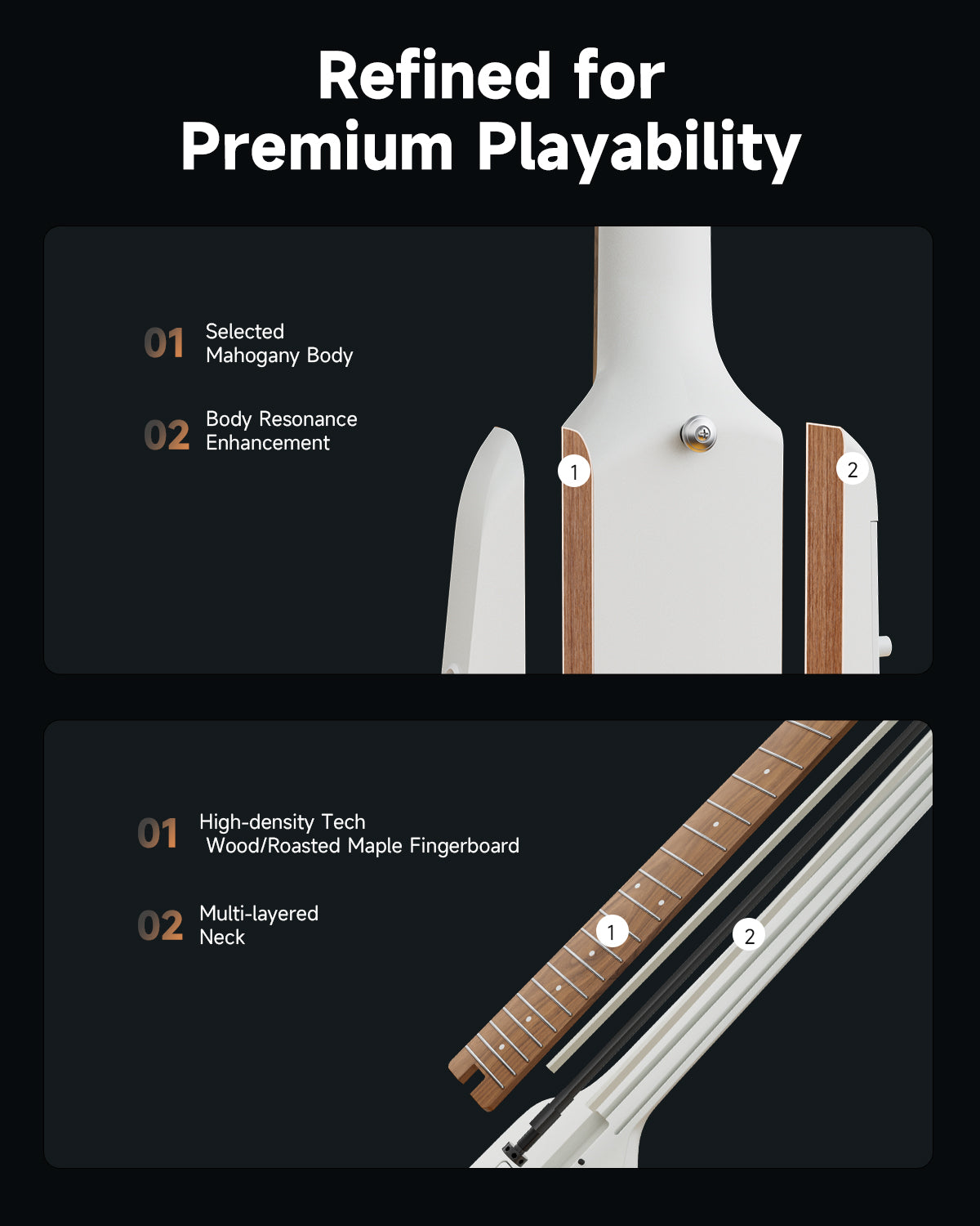 ✨️使用3回✨️Donner HUSH-X PRO✨️極美品✨️付属品完備未使用