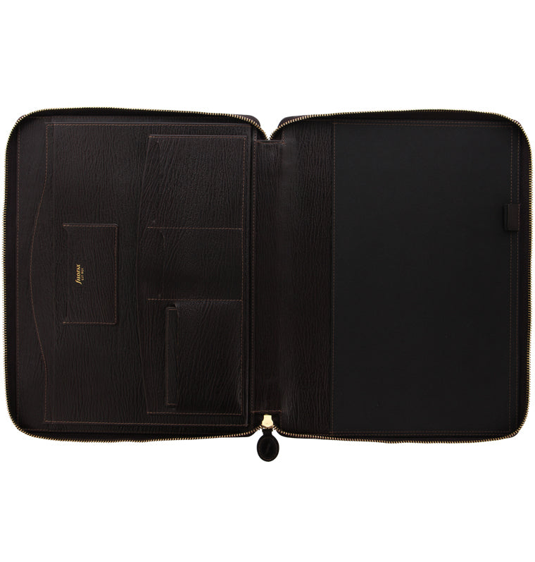 Leather A4 Zip Writing Folio | Chester | Filofax – Filofax US