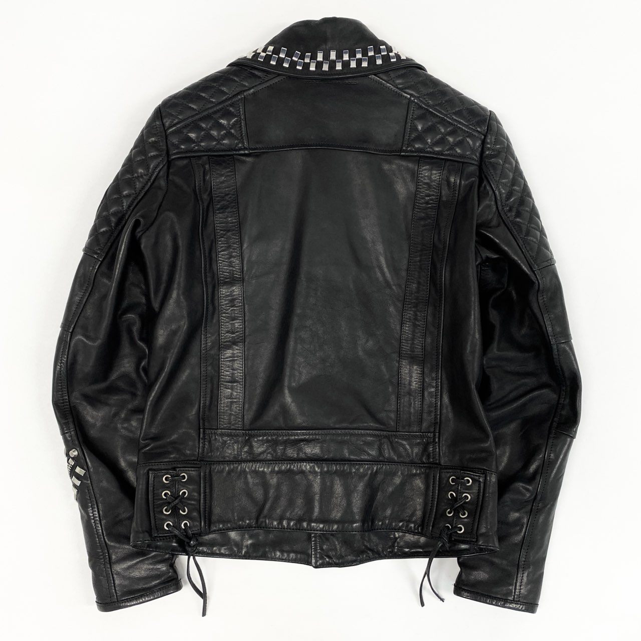 77d30 DIESEL BLACK GOLD ディーゼル ブラックゴールド スタッズ