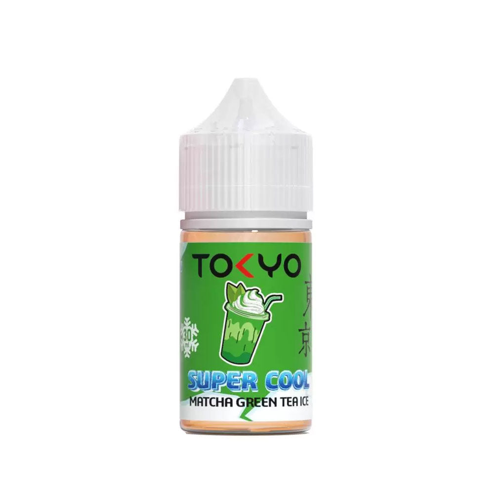 Tokyo Super Cool Matcha Green Tea Ice Saltnic 30ml – Vape For Less