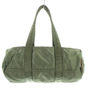 吉田カバン タンカー ドラムバッグ ミニボストン ロゴ カーキ 緑（2023