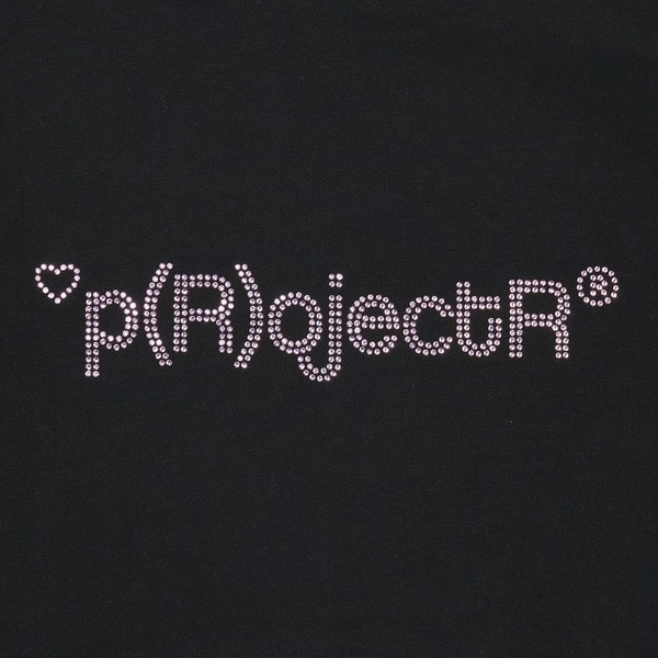 Heart P Logo Rhinestone Hoodie | *p(R)ojectR® | VERTICAL GARAGE