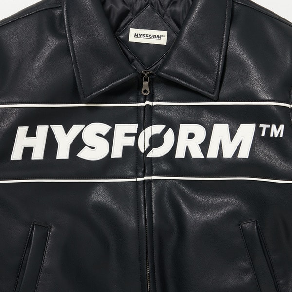 HYSFORM™ ジャケット FAUX LEATHER WING JACKET | HYSFORM™ | VERTICAL