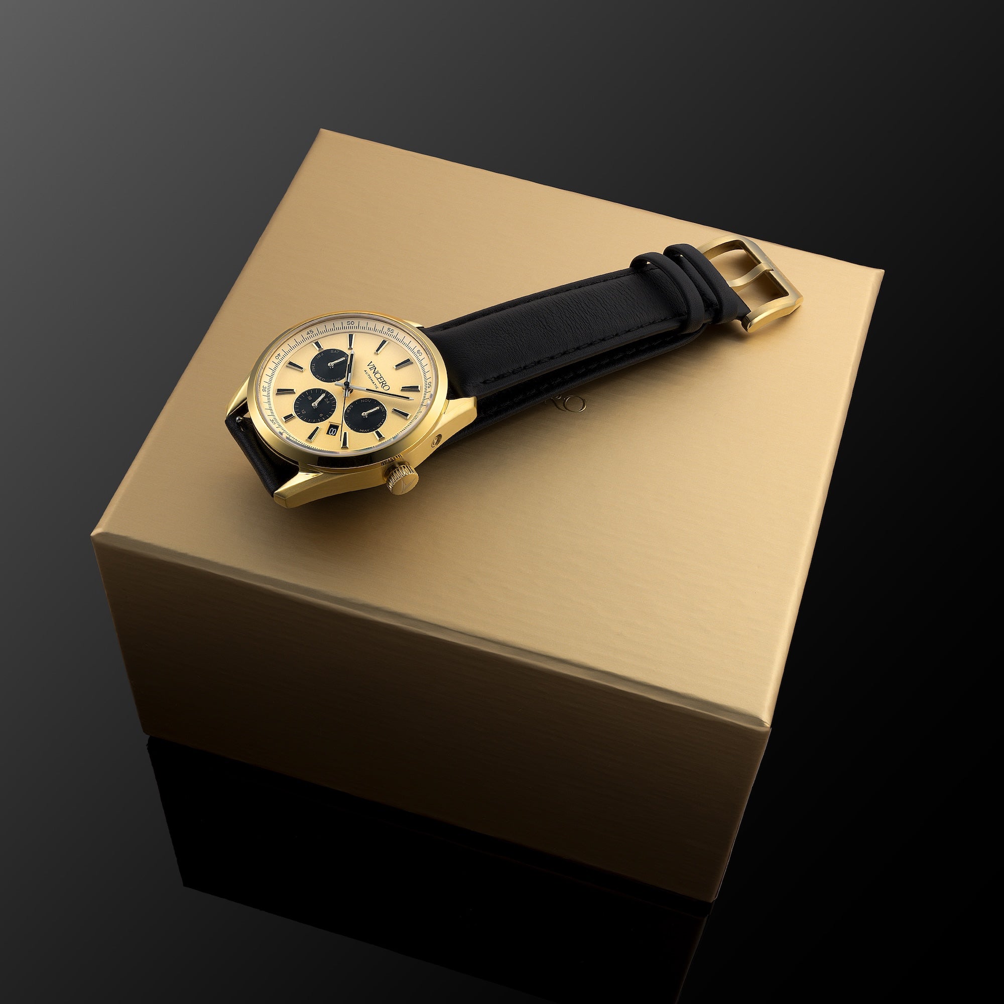 The Reserve Automatic - Golden Panda | Vincero Collective