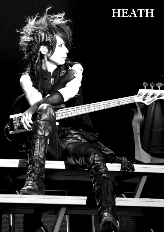 X JAPAN HEATHの直筆サイン入り ポスター