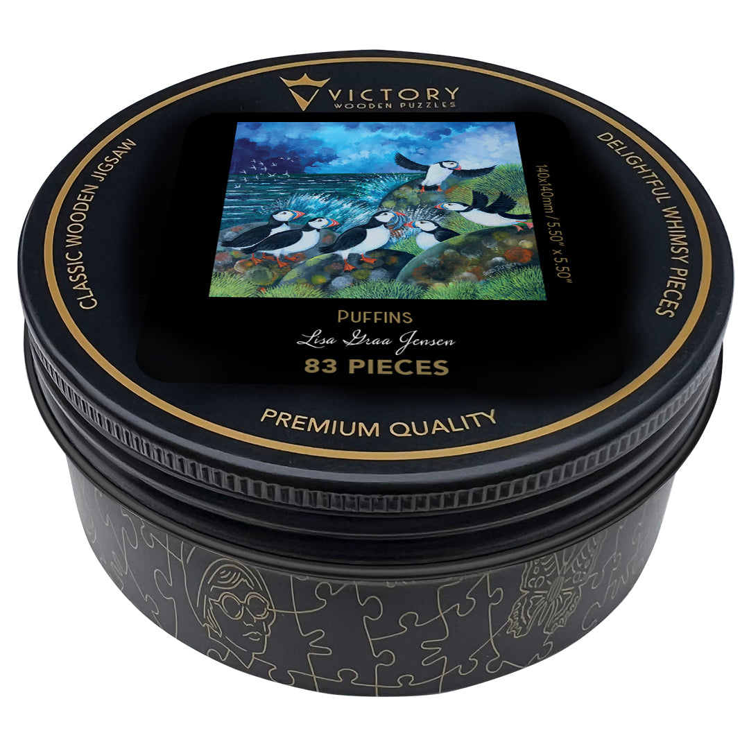 Victory Wooden Jigsaw Puzzles | Winter Garden Robin – Victory