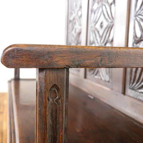 フレンチアンティーク ベンチ 長椅子 オーク材 v_64342 | アンティーク