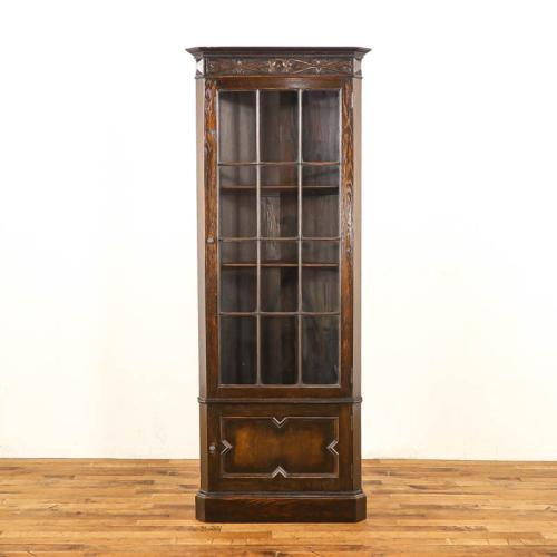 イギリス直輸入 アンティーク 家具 コーナーキャビネット イタリア製