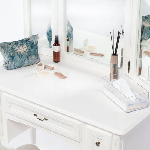 ドレッシングテーブル ドレッサー 三面鏡 ホワイト 木製 VTA7021-N-18