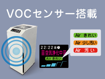 HEPAフィルター付き業務用空気清浄機|IQ fresher ZERO EX