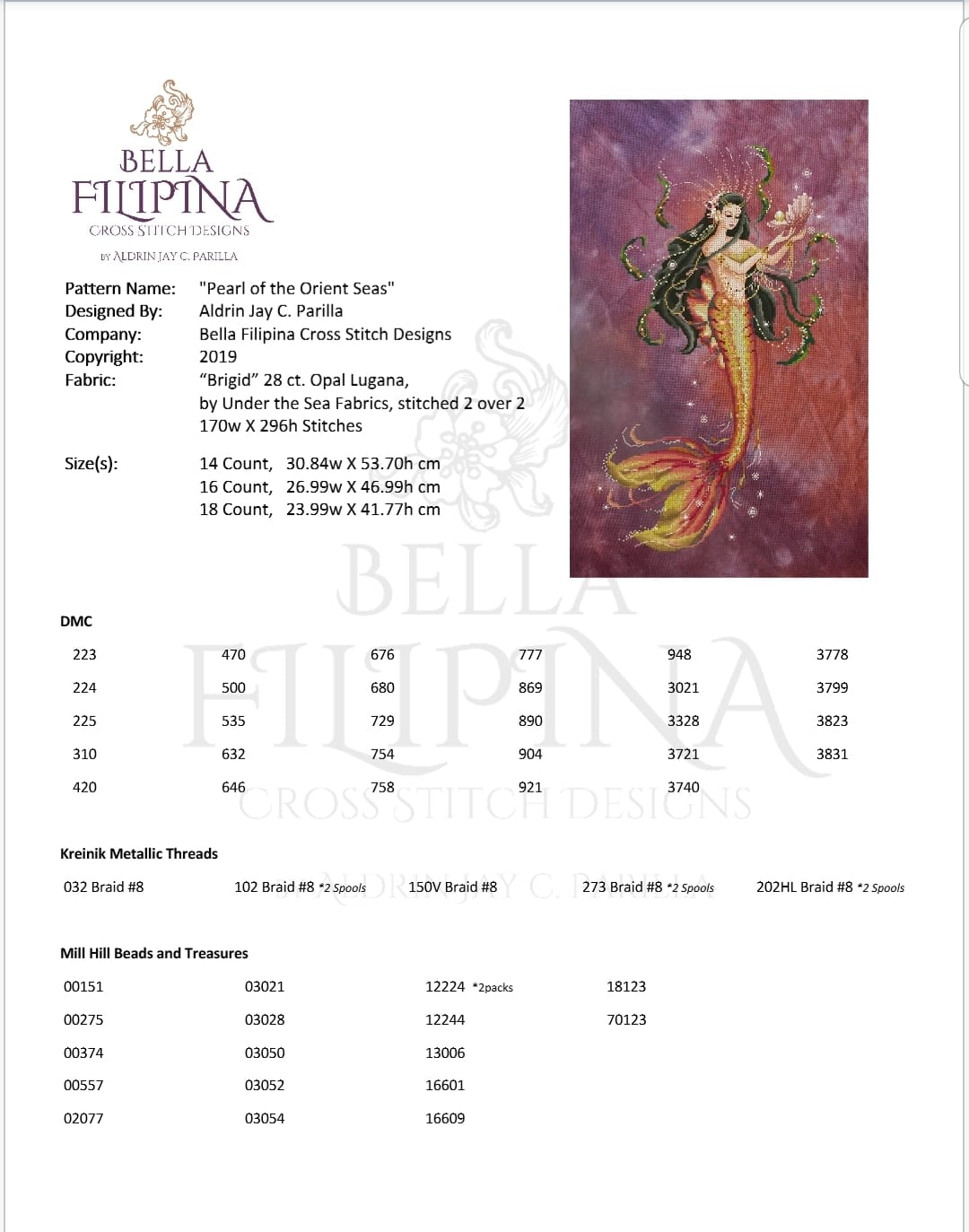 Pearl of the Orient Sea – VolcanoStitching