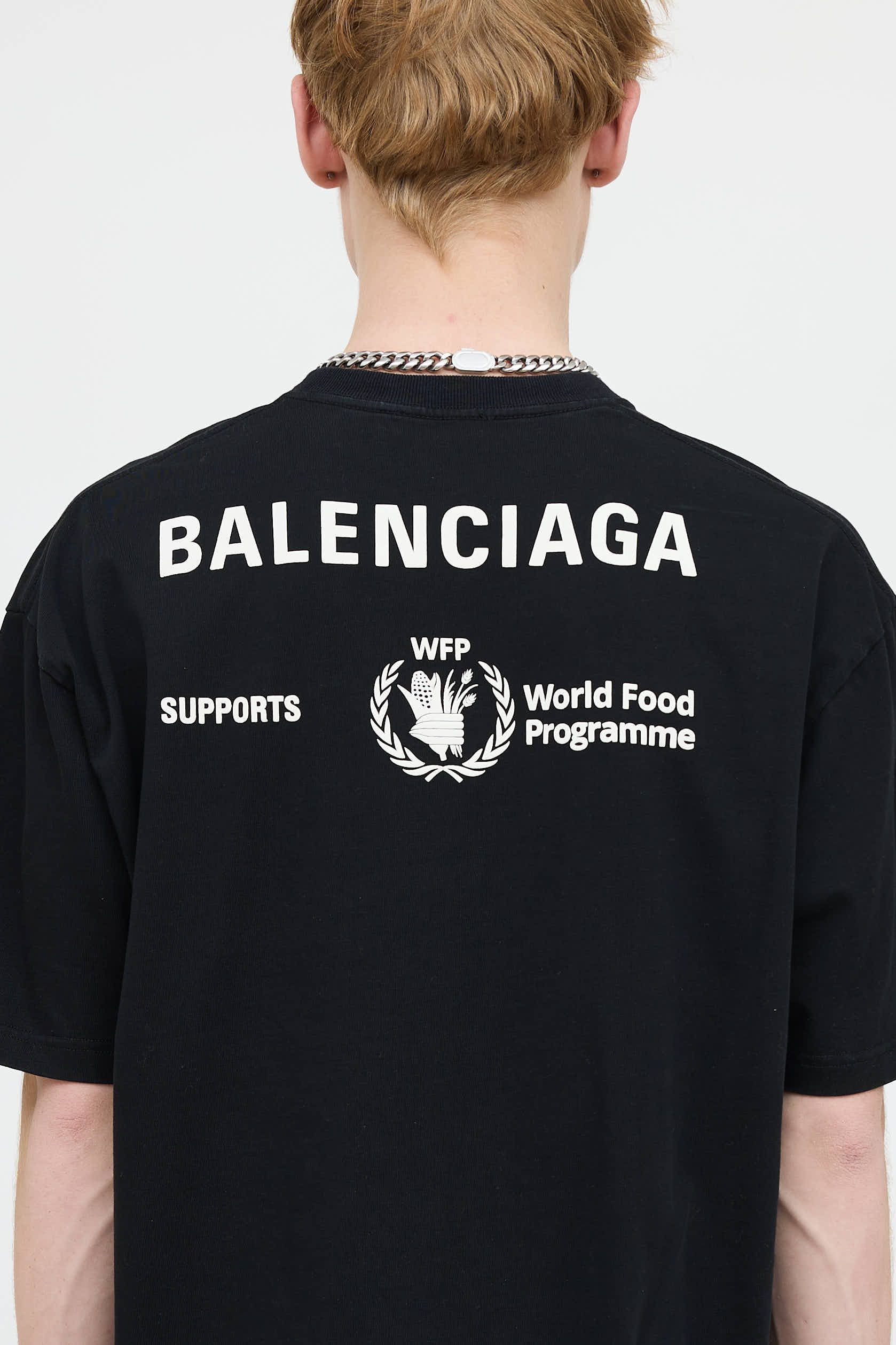 Balenciaga // X WFP Logo T-Shirt – VSP Consignment