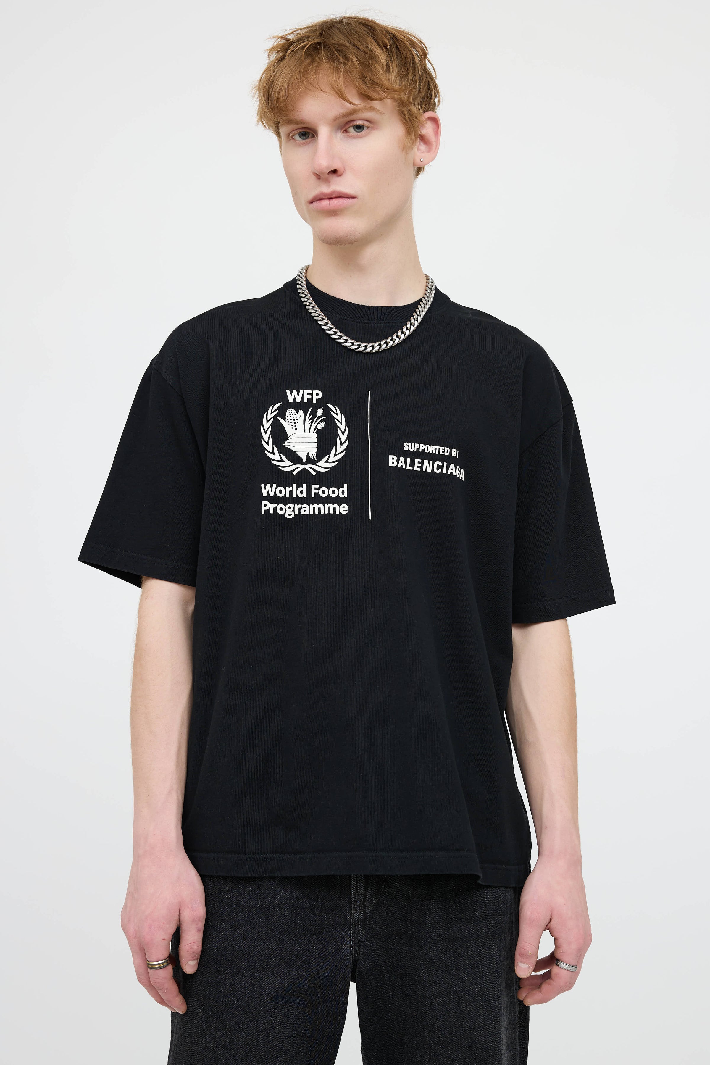 Balenciaga // X WFP Logo T-Shirt – VSP Consignment