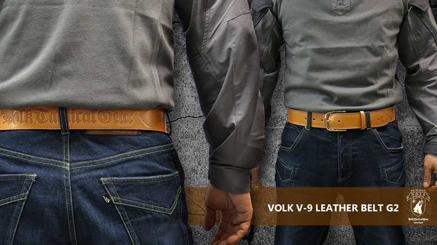 美品〉VOLK V-9 LEATHER BELT ブラック VOLK V-9 LEATHER BELT