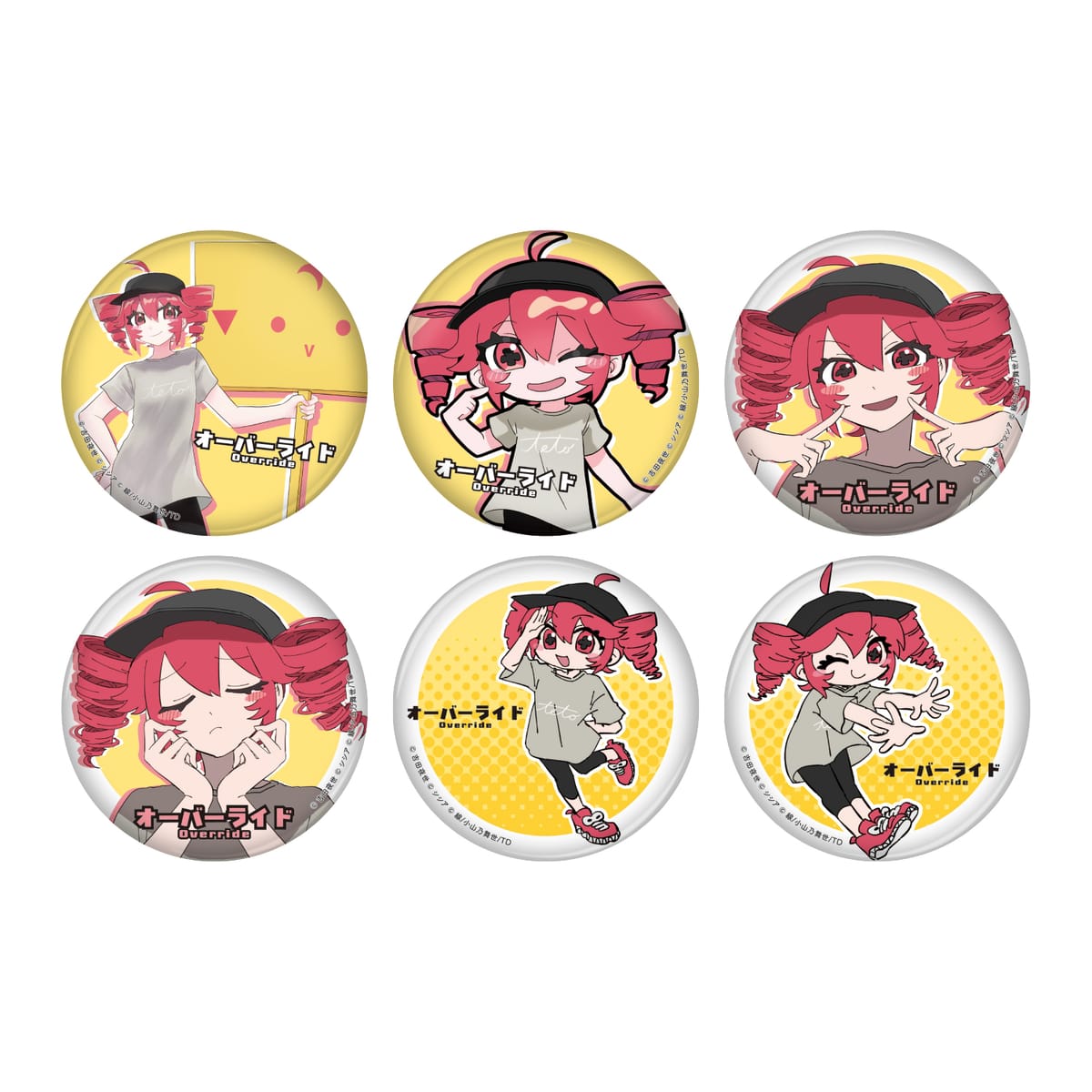 重音テト】 缶バッジ ≪セット≫（全6種） / vvstore