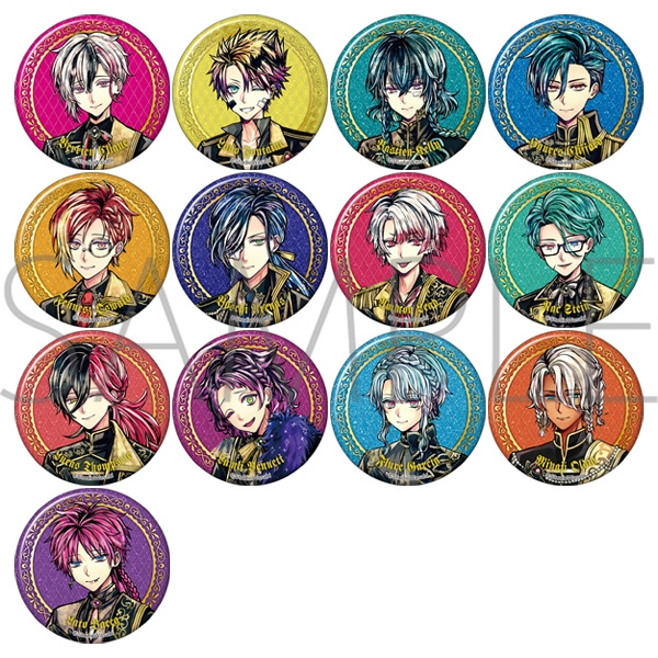 悪魔執事と黒い猫 あくねこ ハナマル Birthday オーロラ缶バッジ｜あく