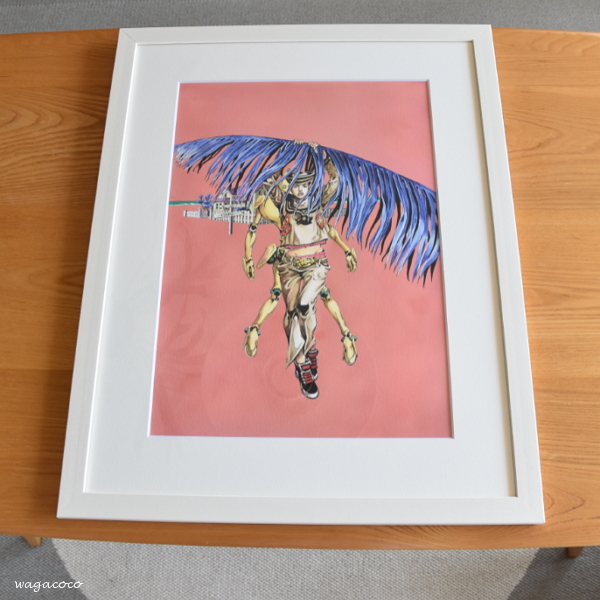 ジョジョの奇妙な冒険 ドローイングアート 荒木飛呂彦 冒険の波紋 絵画