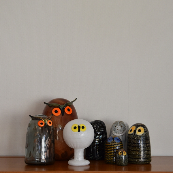 scope 】インテリアのアクセントに白フクロウ【Northern owl with foot